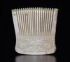 Antique - A White Jade Carved Double-Dragon Comb - 2