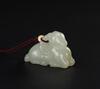 Qing-A White Jade Ram - 2