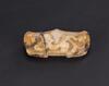 Qing Or Earlier - A Yellowish Jade Carved Chilung Sword Guard - 2
