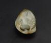 Qing - A Russet White Jade Carved Peach And Bat - 5
