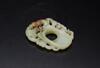 Han - A White Jade Carved Dragon And Phonix Pendant - 3