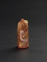 Early 20th Century - A Soapstone Carved Lohan Seal