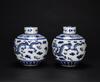 Late Qing-A Pair Of Blue And White - 3
