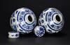Late Qing-A Pair Of Blue And White - 4