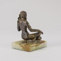 Antique-Nepel Lacqure Gilt Buddha Status