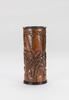 Qing - A Bamboo Carved Figures And Landscrpe Brush Pot - 4