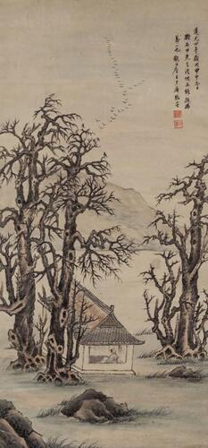 Zhang Yin(1761-1829) Ink And Color On Paper,