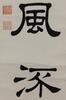 Zuo Xiao Tong(1857-1924) Calligraphy CoupletInk On Paper, - 8