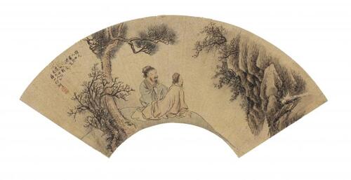 He Dan Shan(1807-1883) Ink And Color On Paper,