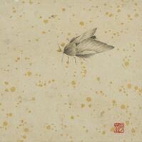 Qi Baishi(1864-1957) Ink On Paper, Mounted, Seal