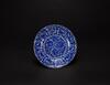 Kangxi- A Blue And White‘Flowers’Plate With Mark”