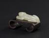 Qing-A White Jade Carved Dog - 3