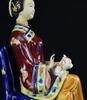Republic-A Famille-Glazed Lady And Cat Statues - 2