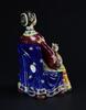 Republic-A Famille-Glazed Lady And Cat Statues - 3