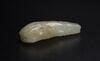 A White Jade Carved Bamboo Pandent - 3