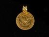 Year 1881 Americia Gold Coin Pendant - 5