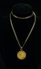 A 1984 Panda 1/4 oz Gold Coin Pendant mounted and with 14k Gold Necklace - 2