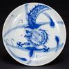Qing-A Pair Of Blue And White Dragon Dishes - 3