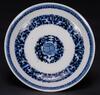 Qing-A Pair Of Blue And White ‘Shou’ Dishes - 5