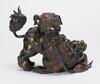 Late Qing/Republic-A Gilt -Bronze Two Lions Stues - 4