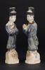 Ming -A Two Blue Glazed Ceramic Figures - 2