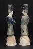 Ming -A Two Blue Glazed Ceramic Figures - 3