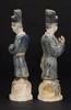 Ming -A Two Blue Glazed Ceramic Figures - 5