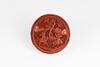 Qing-A Red Cinnabar Carved ‘Guan Yu in Battle’ Circlar Cover Box - 2