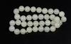 A White Jade Beads Necklace and Bracelets - 4