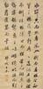 Attributed To Wang Jie(1725-1805) Ink On Silk, Mounted, Signed