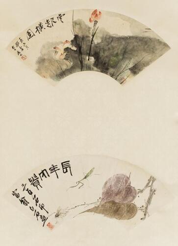 Zhang Daqian(1899-1983),Qi Baishi(1864-1957)