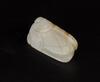 Qing-A Russet White Jade Carved Cicada - 5