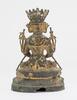 Qing-A Laquer Gold Bronze Buddha - 4