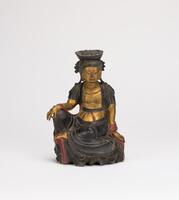 Qing-A Laquar Gold Wood Quanyin