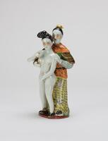 Late Qing/Republic-A Exotic Figure Porcelain Statue
