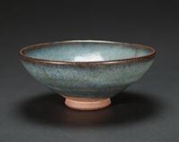 Yuan/Ming - A Jun Yao Celadon Glazed Bowl D: 17 cm