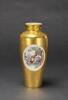 A Gilt Glazed Enamel_ Figure_ Porcelain Vase - 2