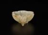 Qing-A White Jade Carved Dragon Head Plum Flower Shape Brush Washer - 4
