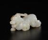 Qing-A White Jade Carved Beast Toggle - 4