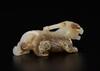 Qing-A White Jade Carved Beast Toggle - 6