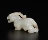 Qing-A White Jade Carved Beast Toggle - 8