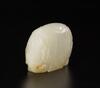 Qing-A Russet White Jade Carved Elephant Toggle - 2