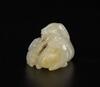 A White Jade Carved Two Rams - 4