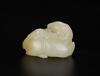A White Jade Carved Two Rams - 5