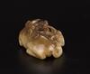 Qing -A Russet White Jade Carved Two Lions - 3