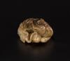 Qing -A Russet White Jade Carved Two Lions - 6