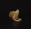 Antique-A Yellowish Green Jade Beast - 5