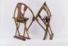 A Pair Of Huanghuali and Mix Wood Folding Horseshoe Back Arm Chair - 10