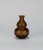 Qing-A Brown Glass Gourd_Qianlong Nian Zhi_ Mark - 3