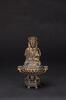 A Lacqure Gold Bronze Budhha